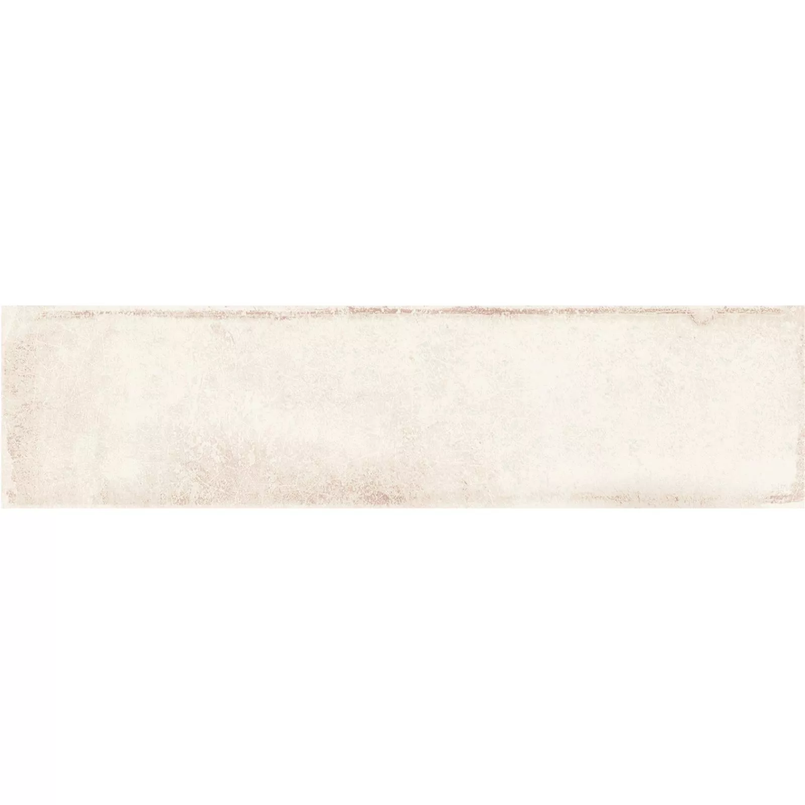 Carrelage Mural Maestro Ondulé Brillant Crème 7,5x30cm