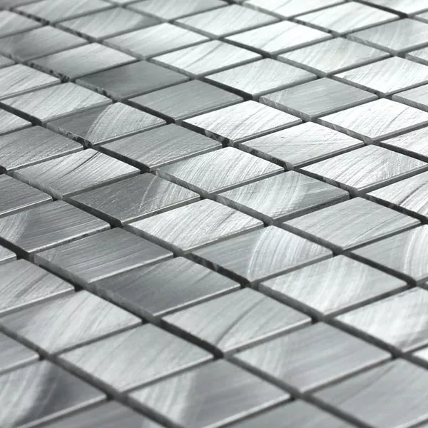 Échantillon Mosaïque Aluminium Mono Argent 