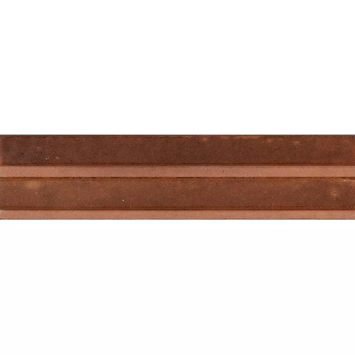 Artemis Brun Brillant Structuré 3D 6x24 cm