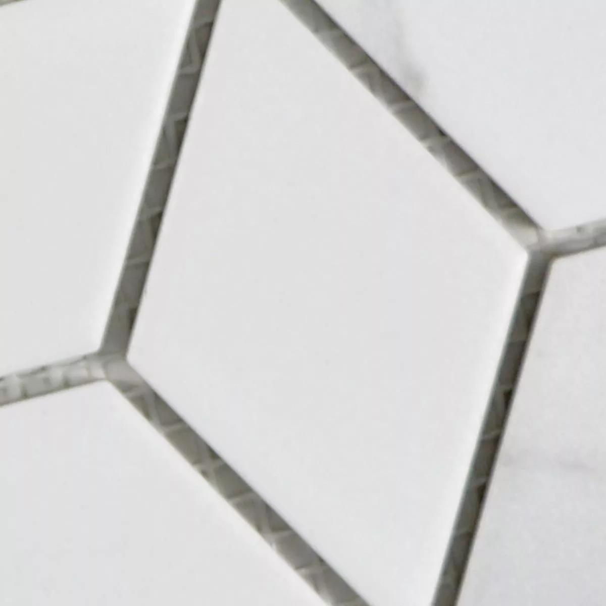 Échantillon Céramique Mosaïque Carrelage Zyrus Carrara Cubes