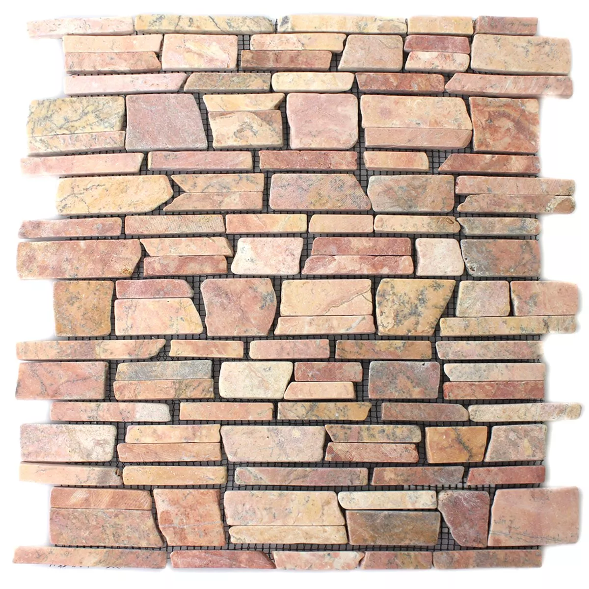 Marbré Carrelage Pierre Naturelle Brick Mosaïque Rosso Verona