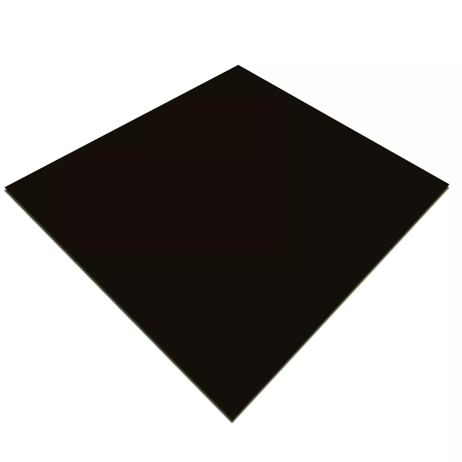 Échantillon Carrelage Sol Et Mur Majesta Noir Uni Poli Brillant 30x30cm