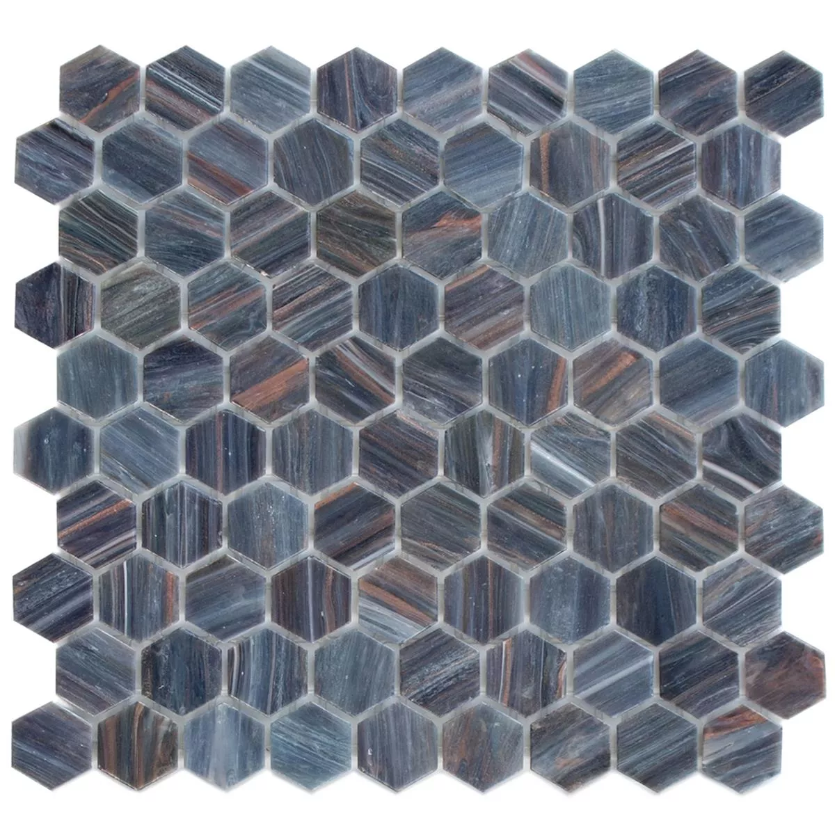 Mosaïque Trend-Vi Verre Hexagoneal 218