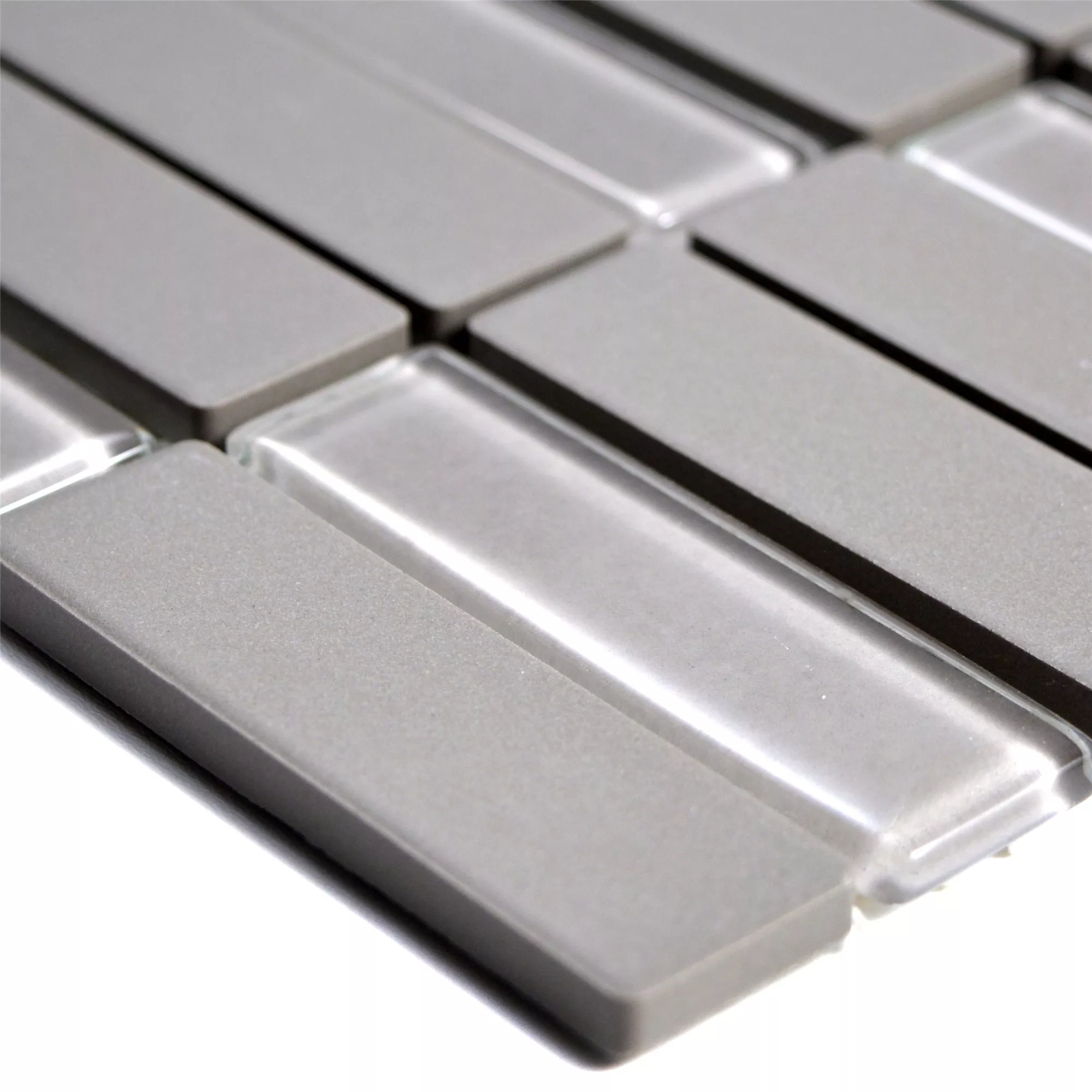 Mosaïque Carrelage Non Émaillé Garden Gris Bâtonnet