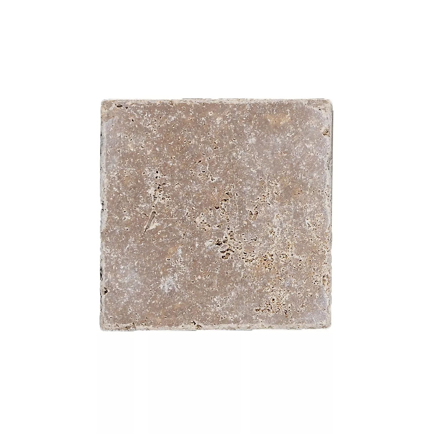 Carreaux Pierre Naturelle Travertin Patara Noce 10x10cm Carreaux Pierre Naturelle Travertin Patara Noce 10x10cm