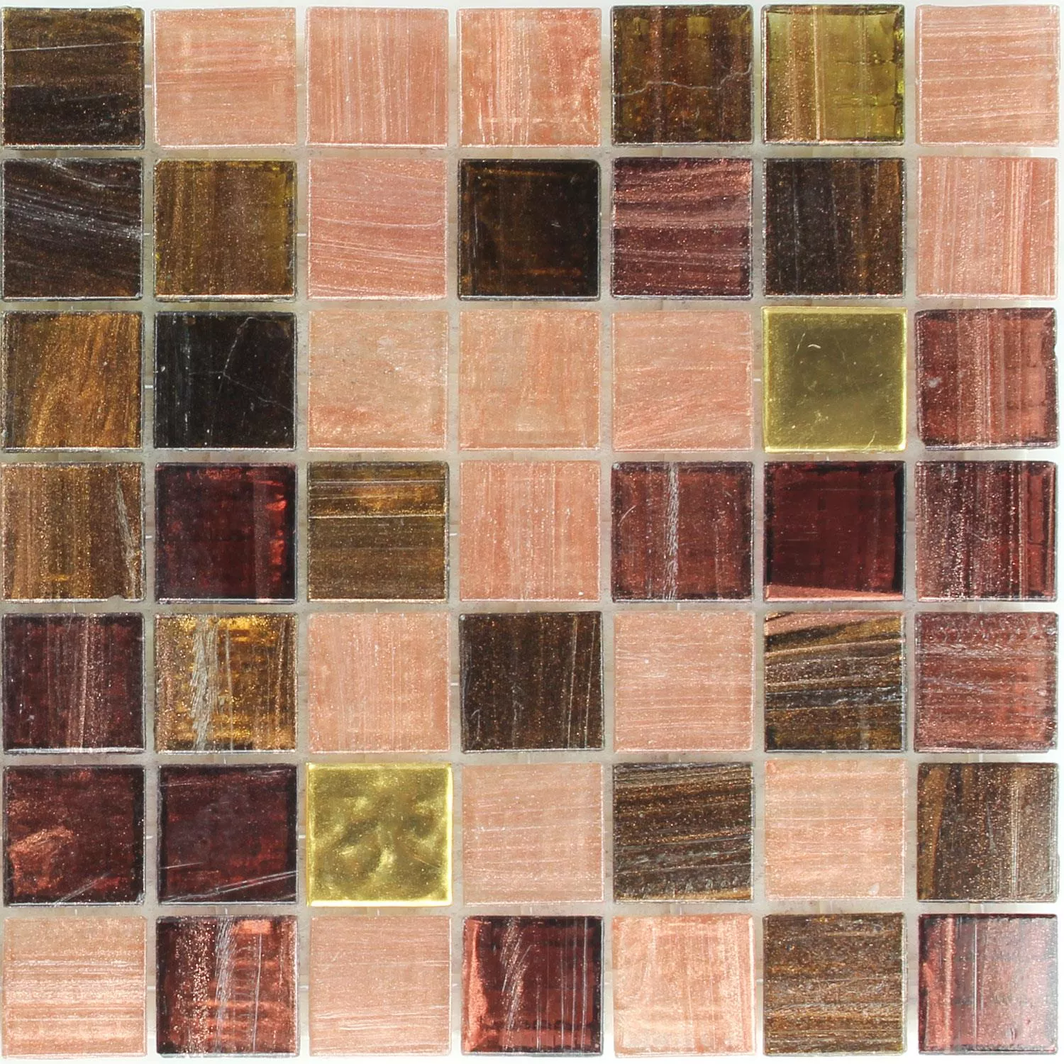 Mosaïque En Verre Carrelage Paradise Bronze