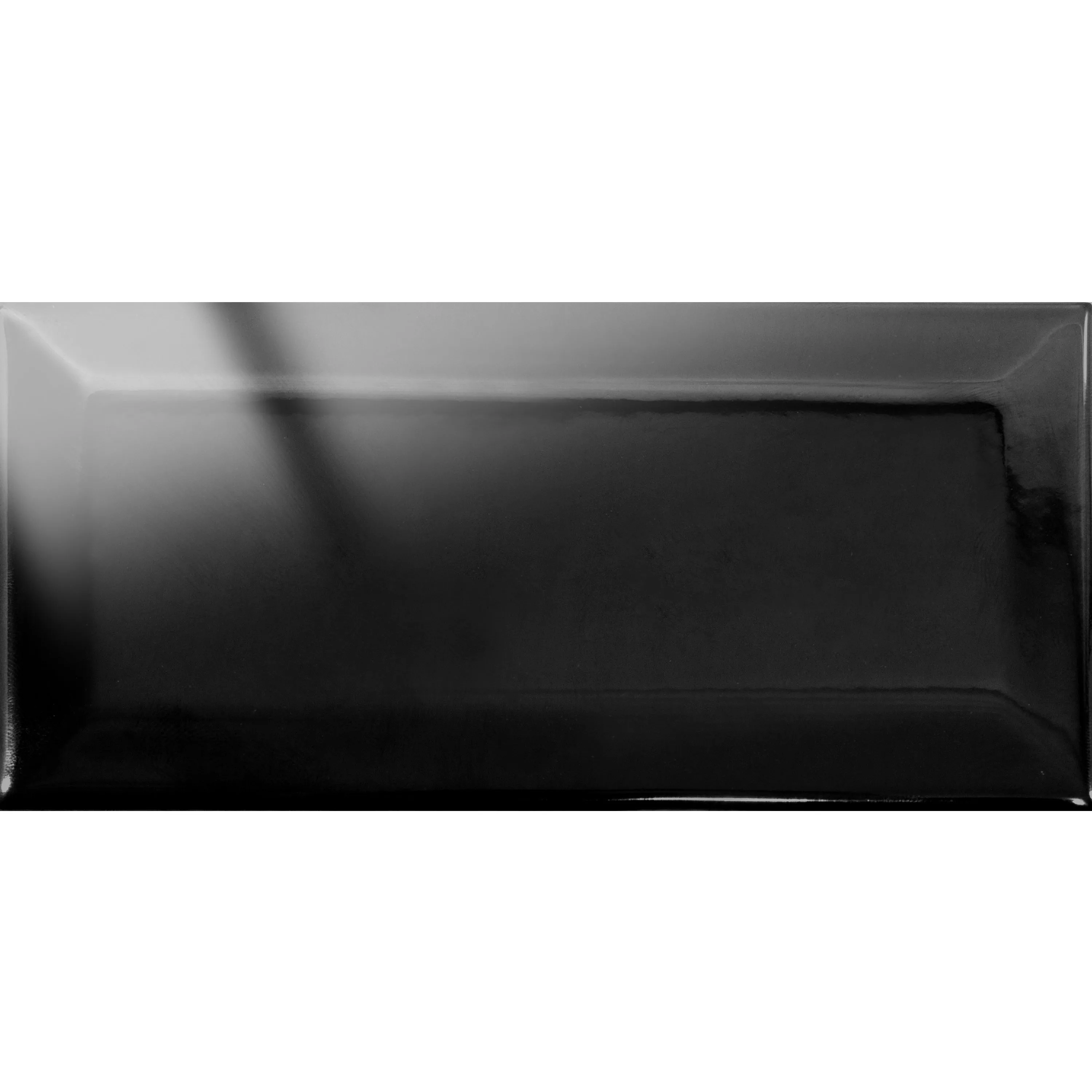 Metro Carrelage Mural Heliopolis Avec Facette Noir 7,5x15cm Metro Carrelage Mural Heliopolis Avec Facette Noir 7,5x15cm