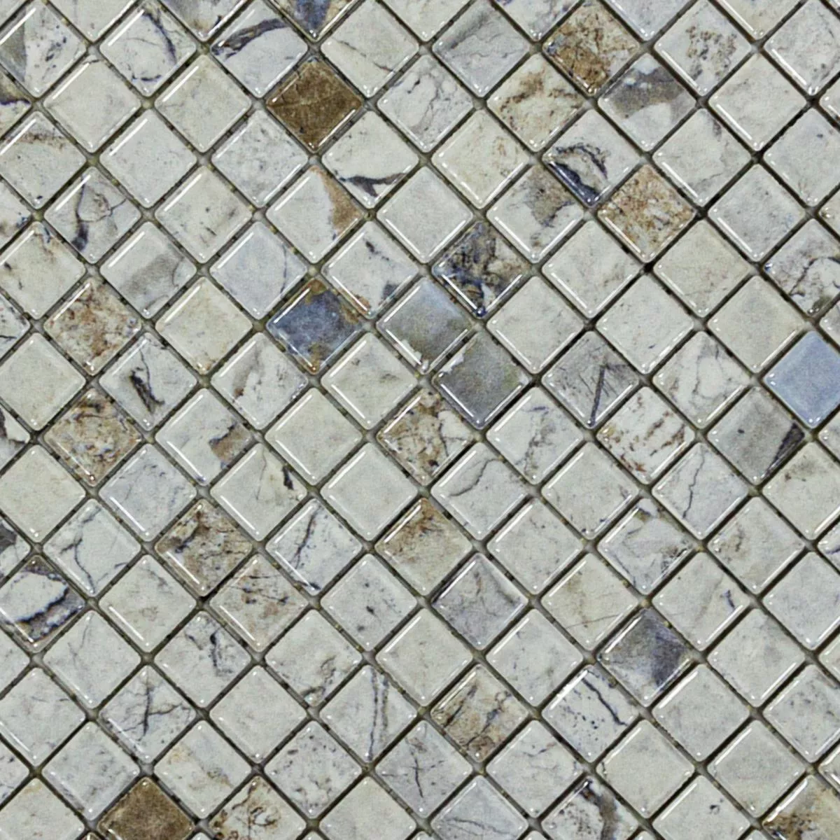 Céramique Mosaïque Carrelage Elysium Marbre Optique Beige 12