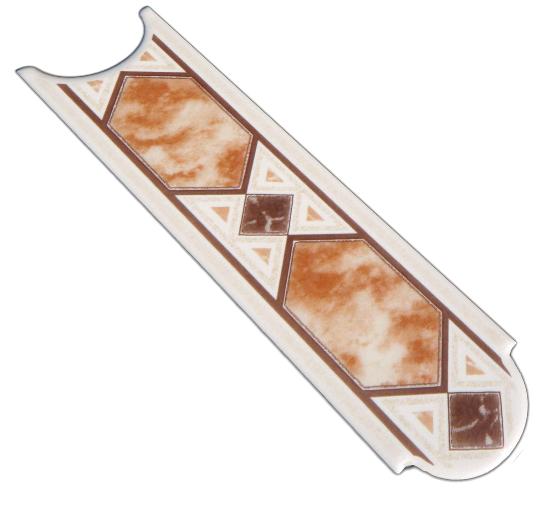 Céramique Carrelage Bordure Melissa Beige 5x20cm