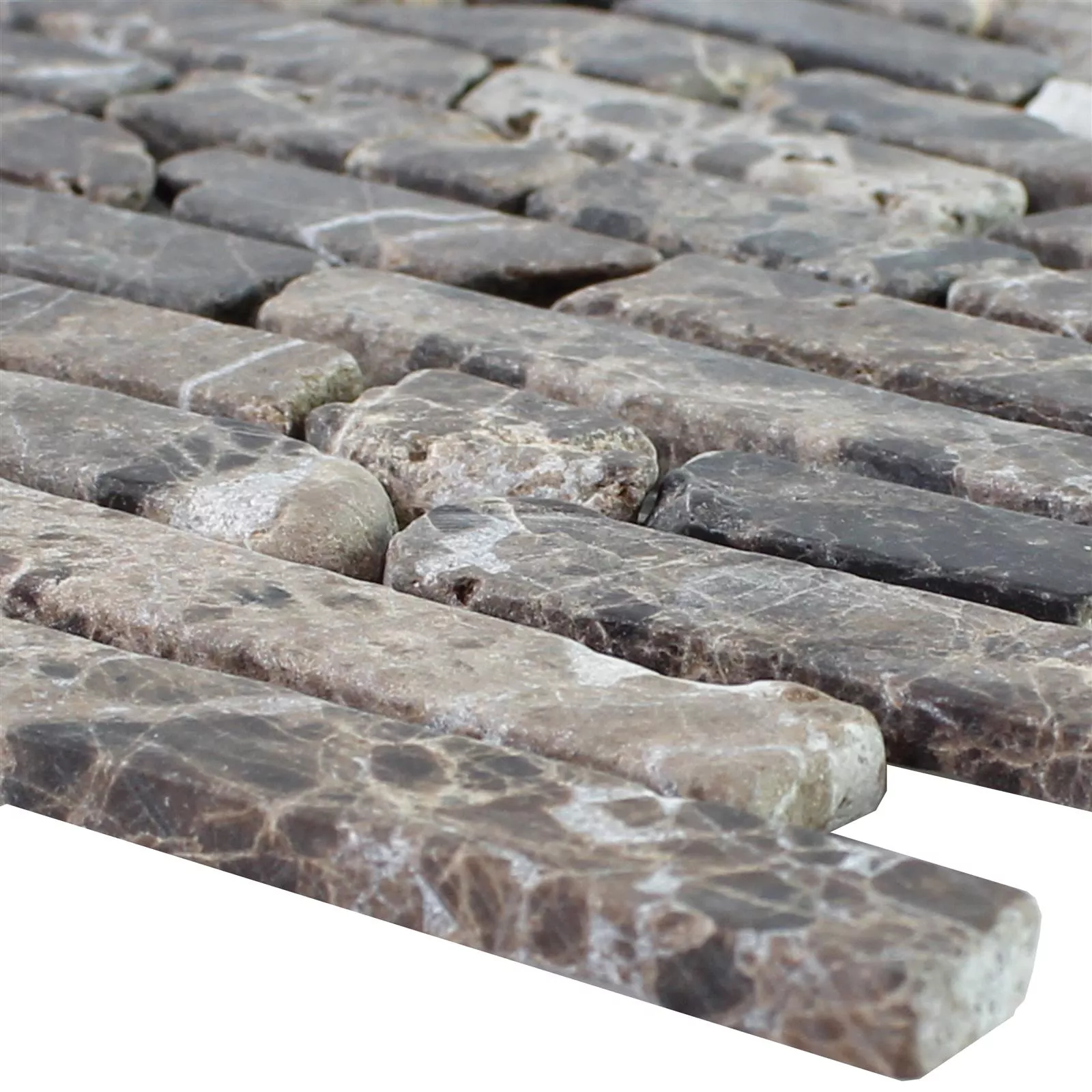 Marbre Pierre Naturelle Mosaïque Carrelage Rocky Brun Marbre Pierre Naturelle Mosaïque Carrelage Rocky Brun
