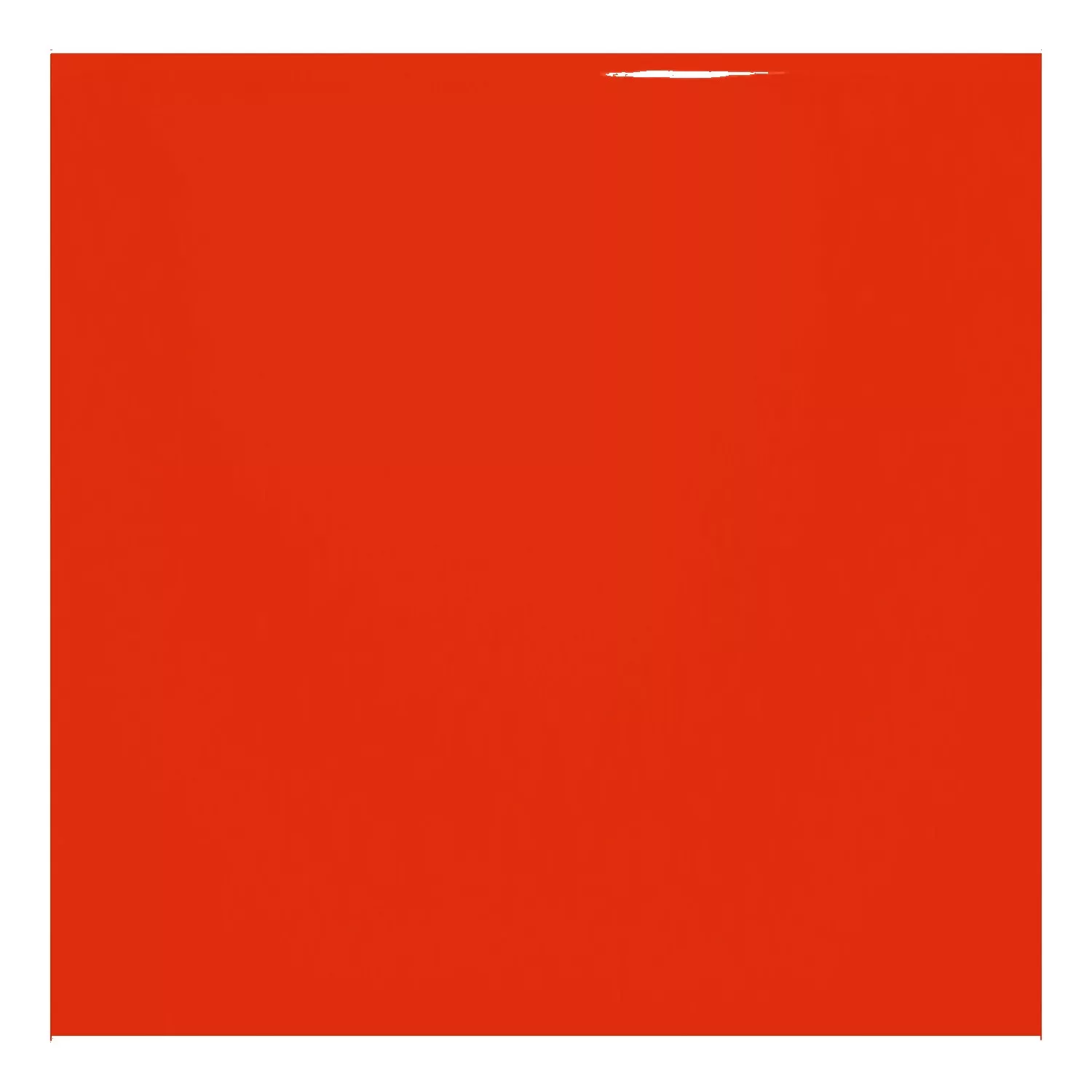 Carrelage métro Rouge Brillant 15x15 cm Sans Facette Miona Rojo
