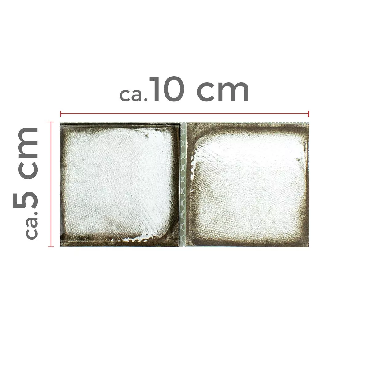 Échantillon Mosaïque En Verre Carrelage Optique De Ciment Granada Gris