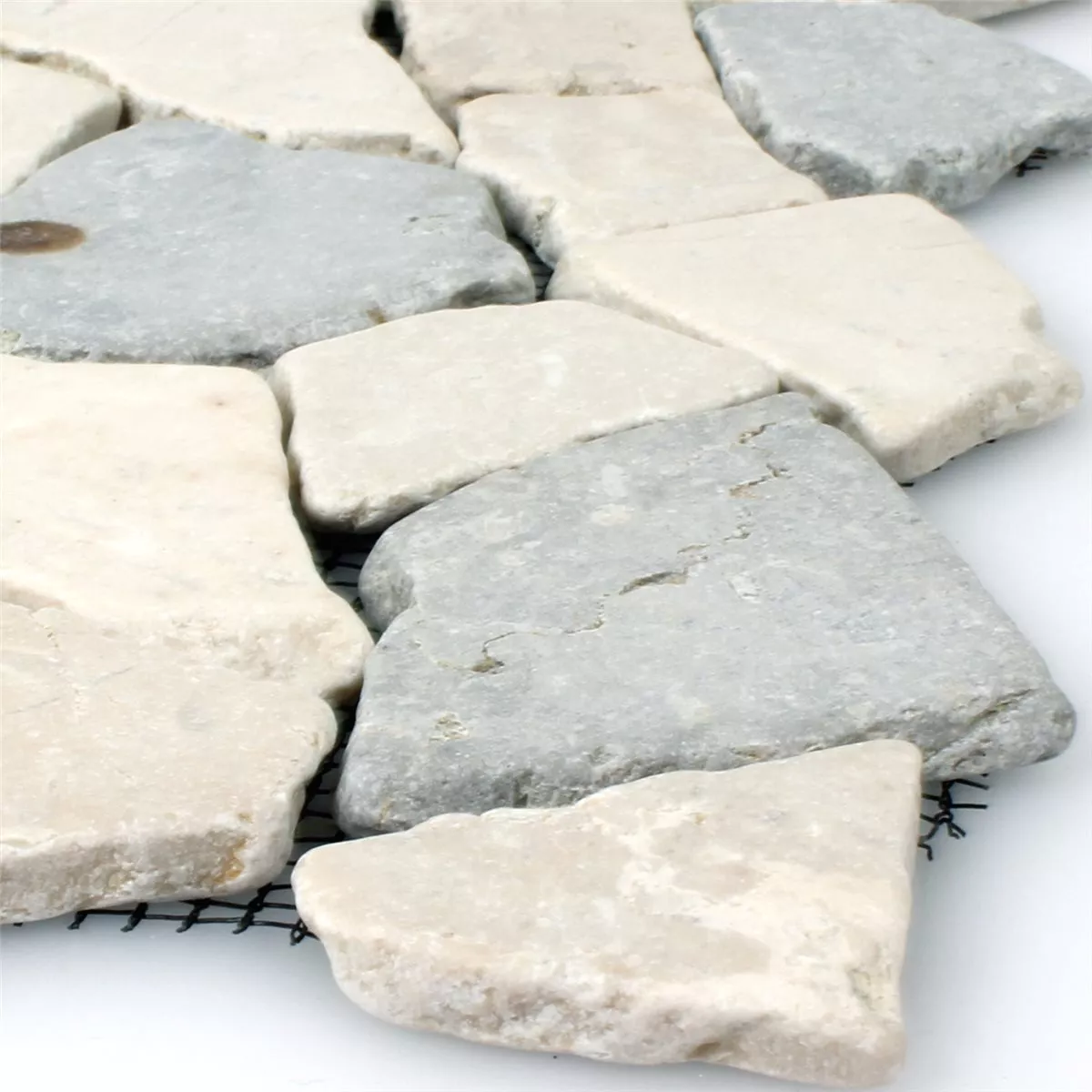 Mosaïque Marbré Cassé Gris Botticino Mosaïque Marbré Cassé Gris Botticino