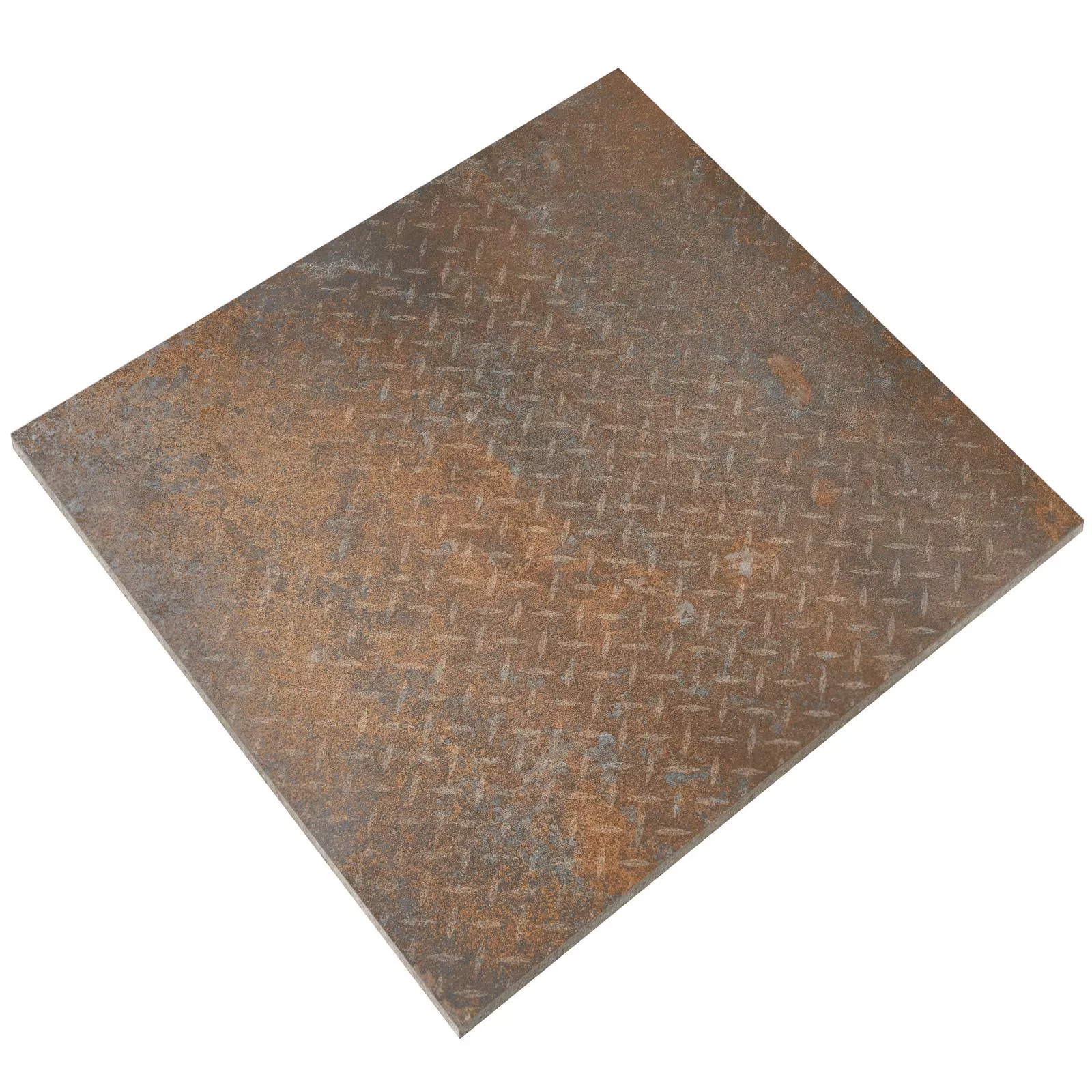 Carrelage Sol Et Mur Sierra Métaloptique Rust R10/B Décor Lentille