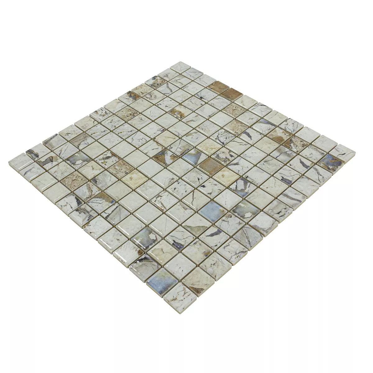 Céramique Mosaïque Carrelage Elysium Marbre Optique Beige 23