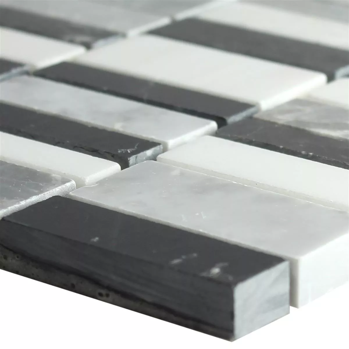 Marbre Mosaïque Carrelage Sunbury Noir Gris Blanc Marbre Mosaïque Carrelage Sunbury Noir Gris Blanc