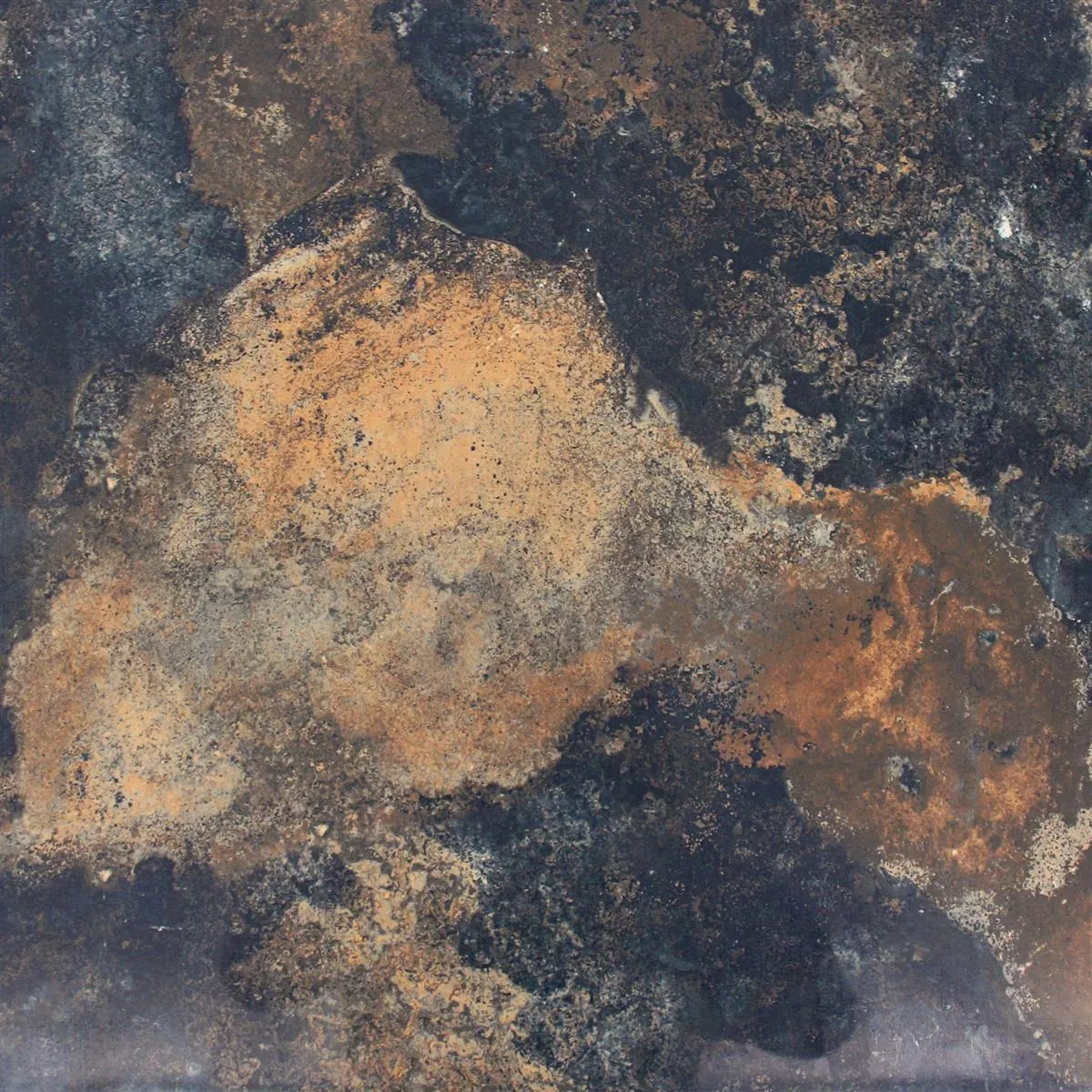 Carrelage Sol Et Mur Merlin Poli Brillant Bleu Brun 60x60cm