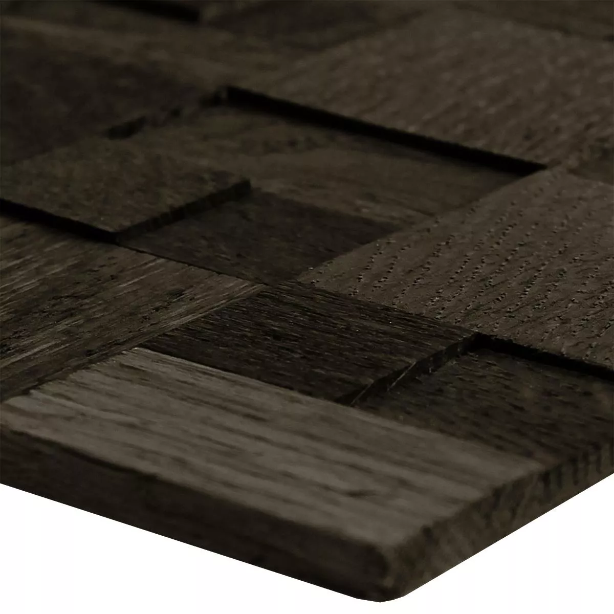 Mosaïque Carrelage Bois Paris Auto Adhésif 3D Gris Foncé Mosaïque Carrelage Bois Paris Auto Adhésif 3D Gris Foncé