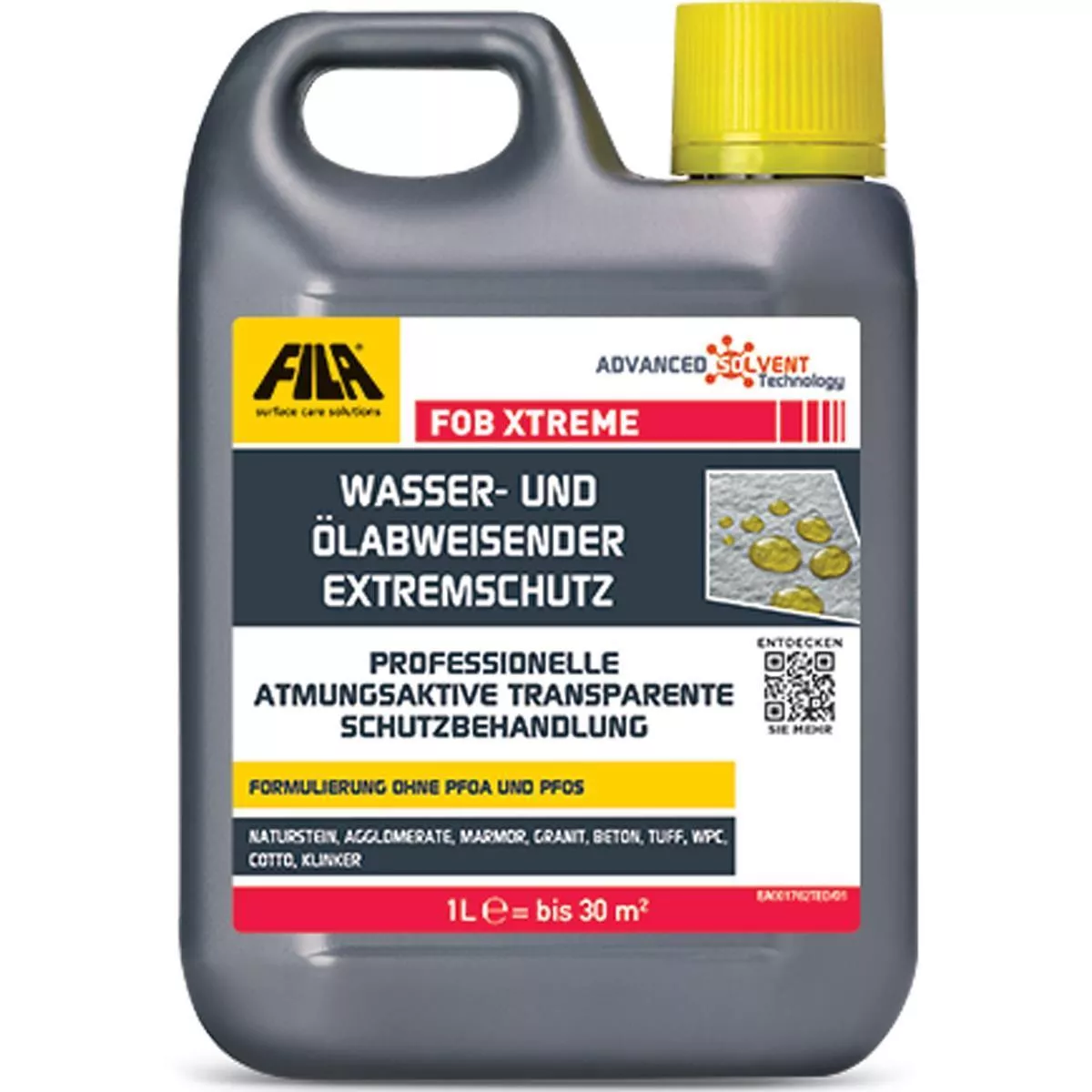 Fila FOB XTREME Hydrofuge et oléofuge Protection Extrême 5 L