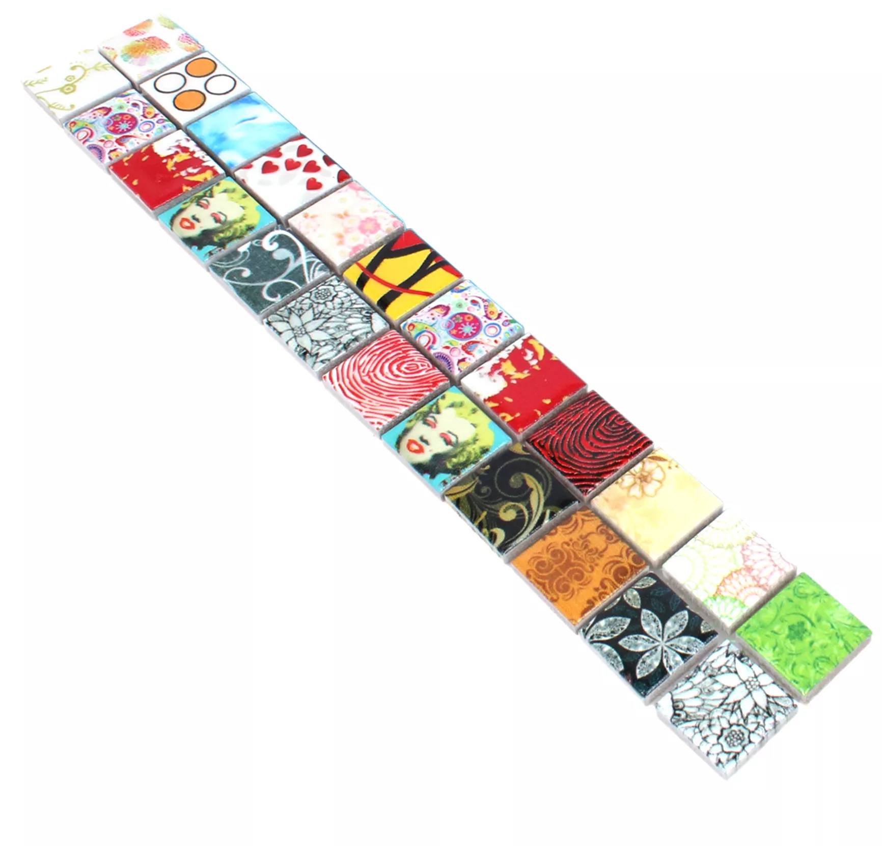 Céramique Retro Bordure Easton Coloré Céramique Retro Bordure Easton Coloré