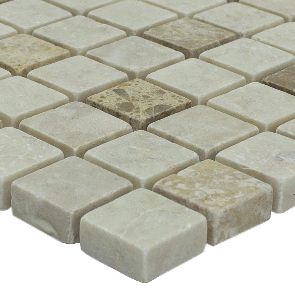 Pierre Naturelle Mosaïque Carrelage Fridali Beige Brun