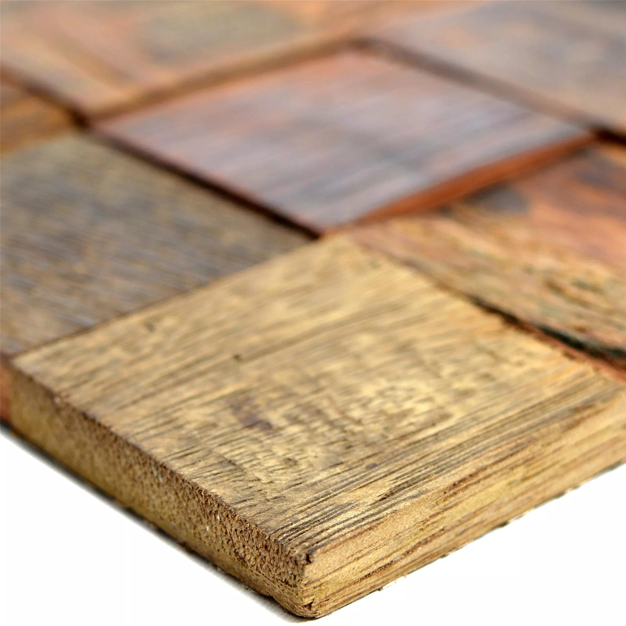 Bois Mosaïque Carrelage Bredon 3D Brun Carré Bois Mosaïque Carrelage Bredon 3D Brun Carré