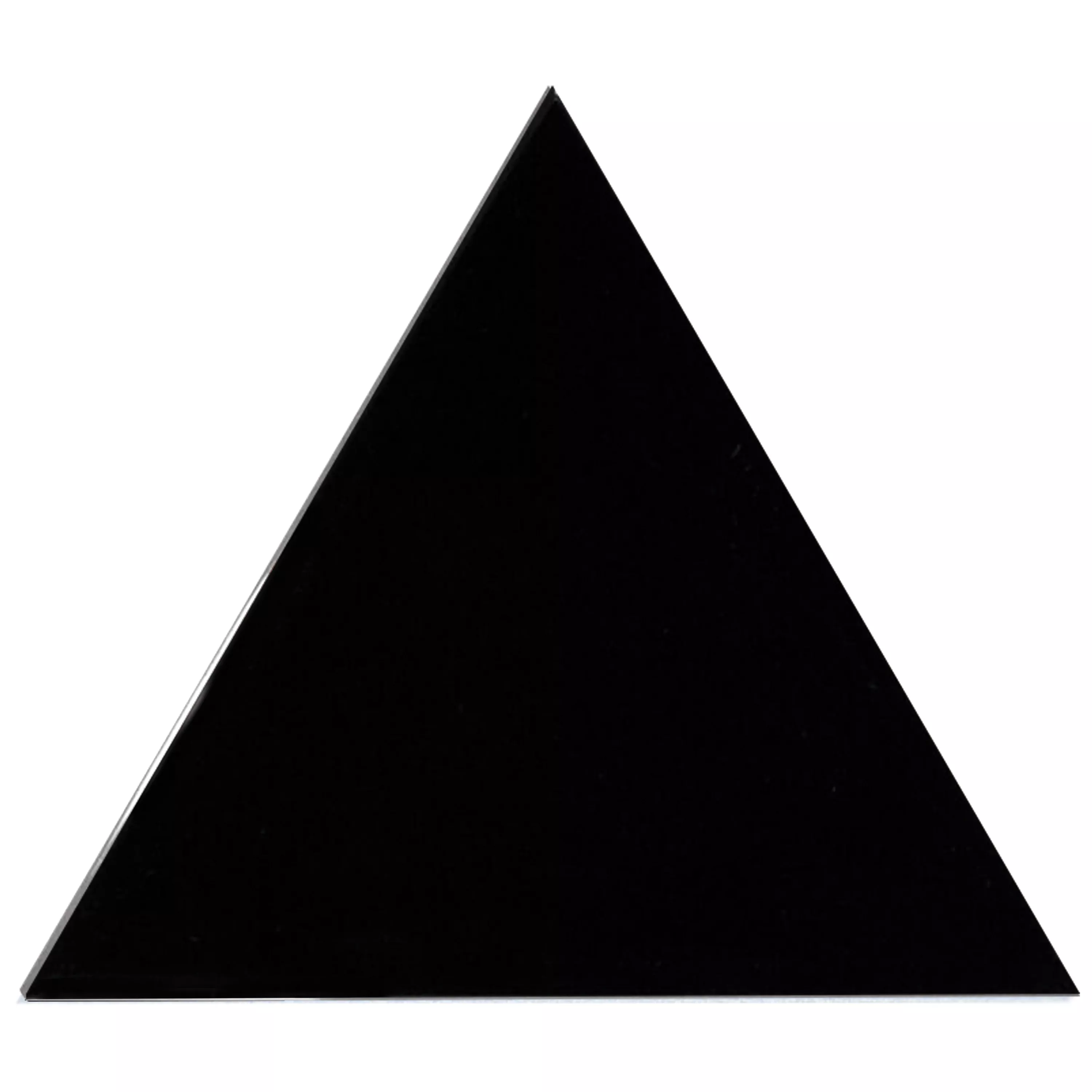 Échantillon Carrelage Mural Britannia Triangle 10,8x12,4cm Noir Mat