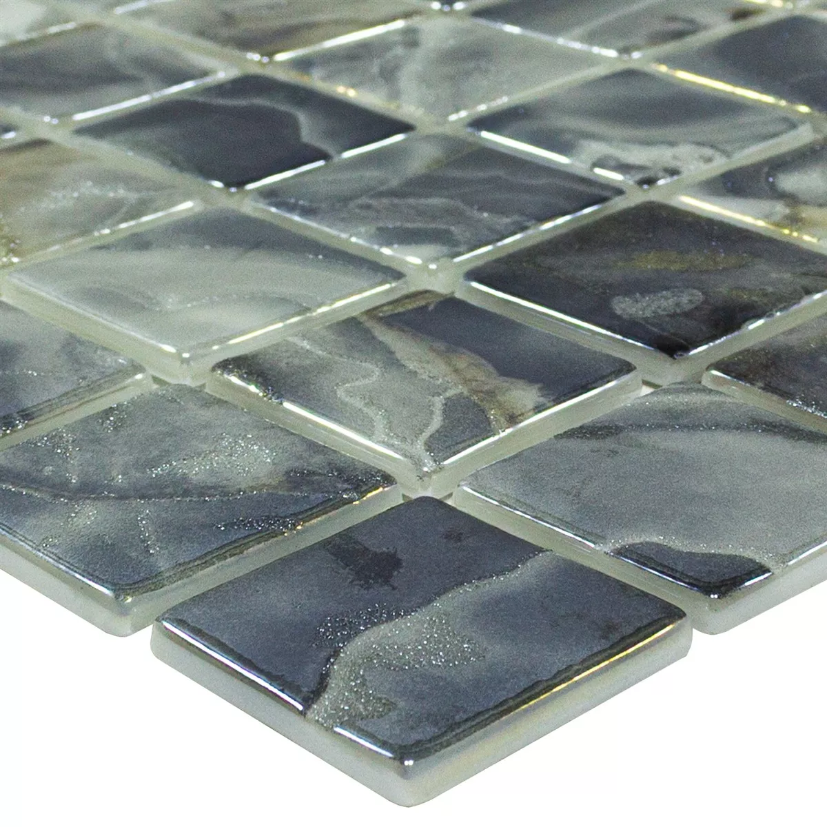 Verre Pool Mosaïque Carrelage Carolina Noir