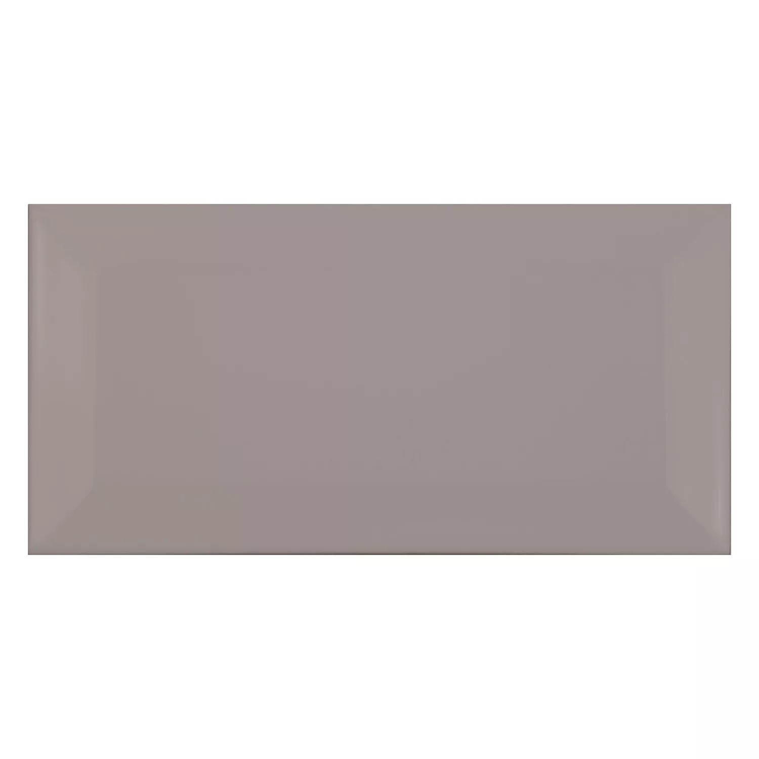 Carrelage métro Gris Mat 7,5x15 cm Avec Facette Pitcox Plata