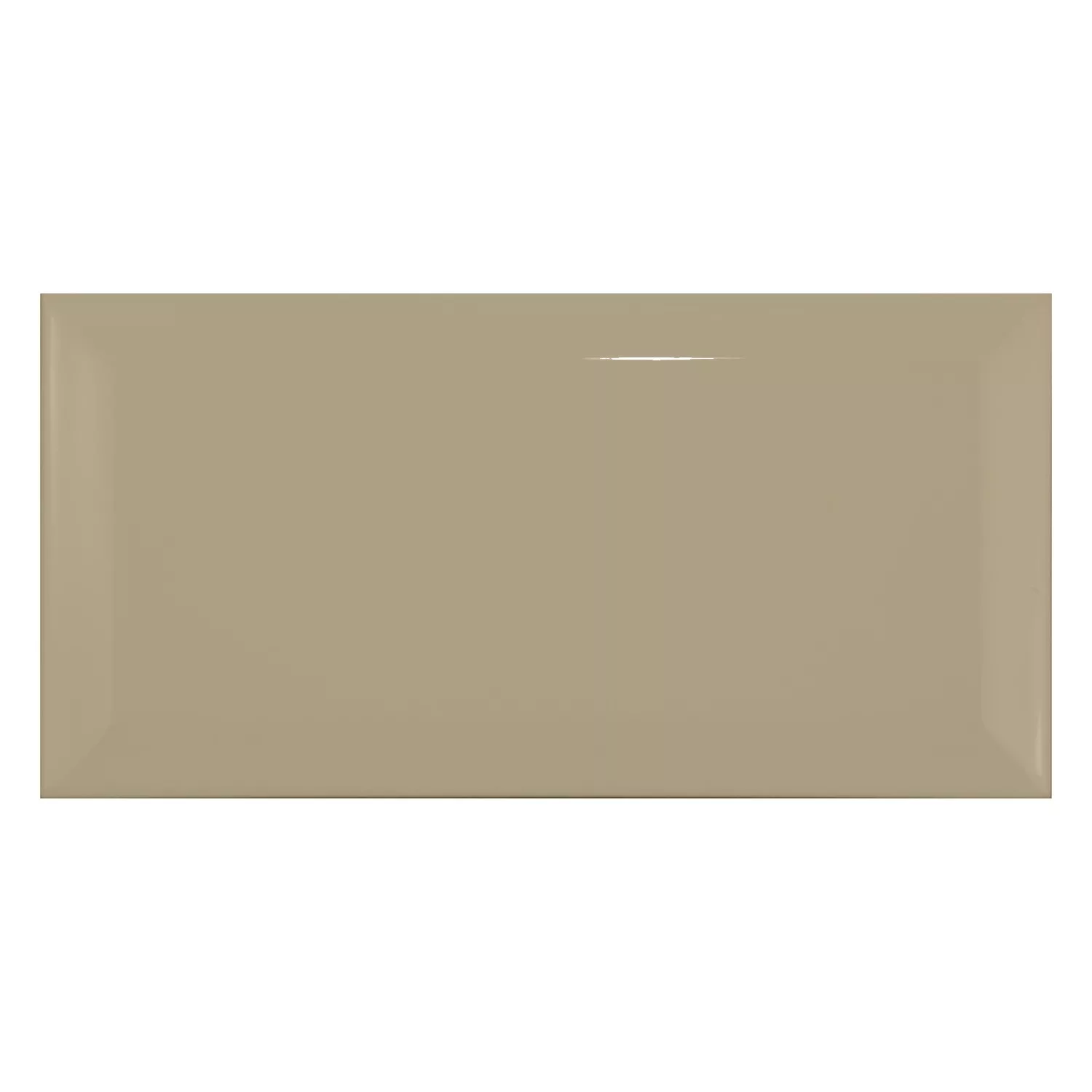 Carrelage métro Gris Brillant 10x20 cm Avec Facette Jasper Piedra