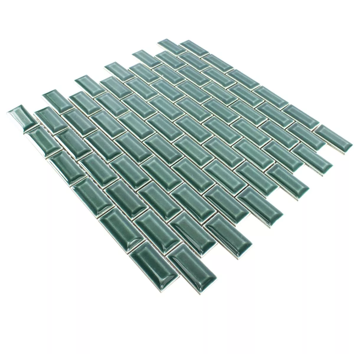 Carrelage bleu brillant 7,5x15 métro inversé Carrelage bleu brillant 7,5x15 métro inversé
