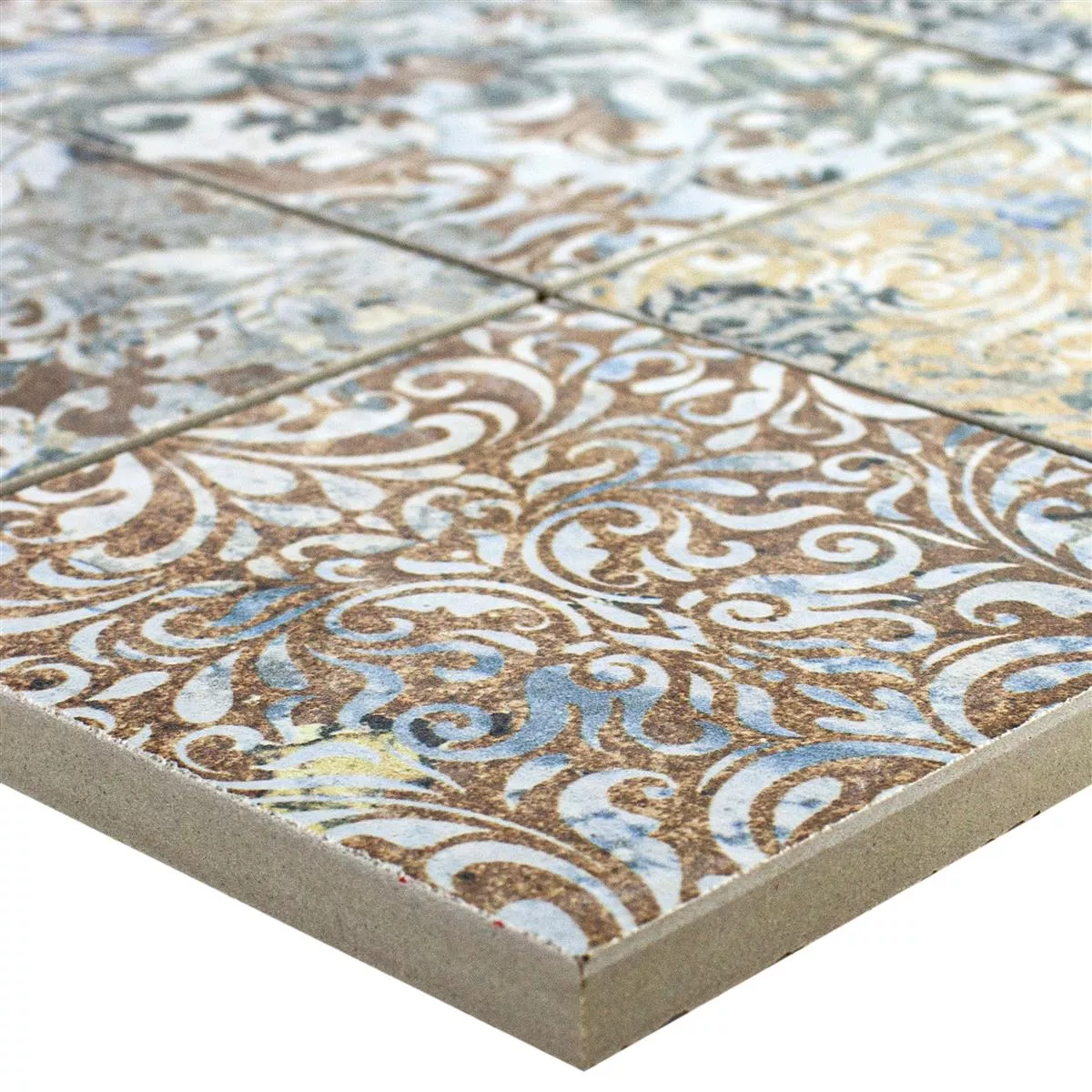 Céramique Mosaïque Carrelage Patchwork Coloré 95x95mm Céramique Mosaïque Carrelage Patchwork Coloré 95x95mm