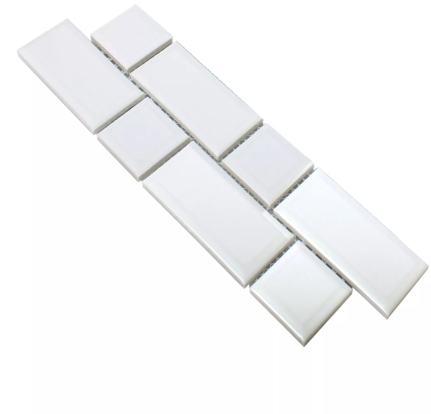 Céramique Metro Bordure Baxley Blanc Céramique Metro Bordure Baxley Blanc