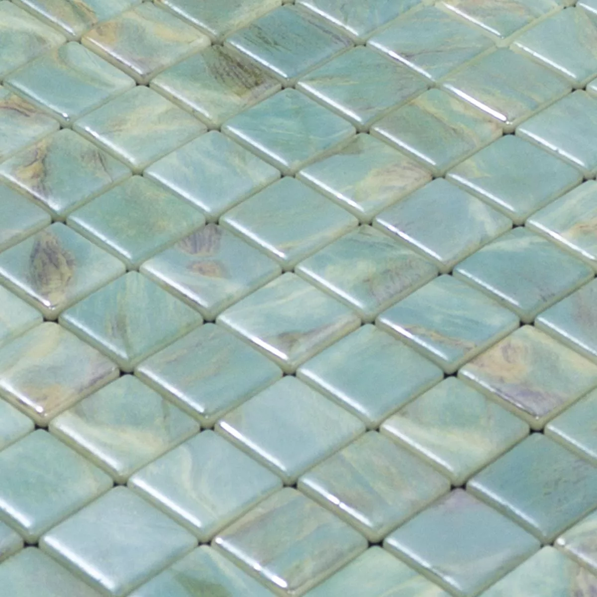 Verre Piscine Mosaïque Alassio Turquoise 25