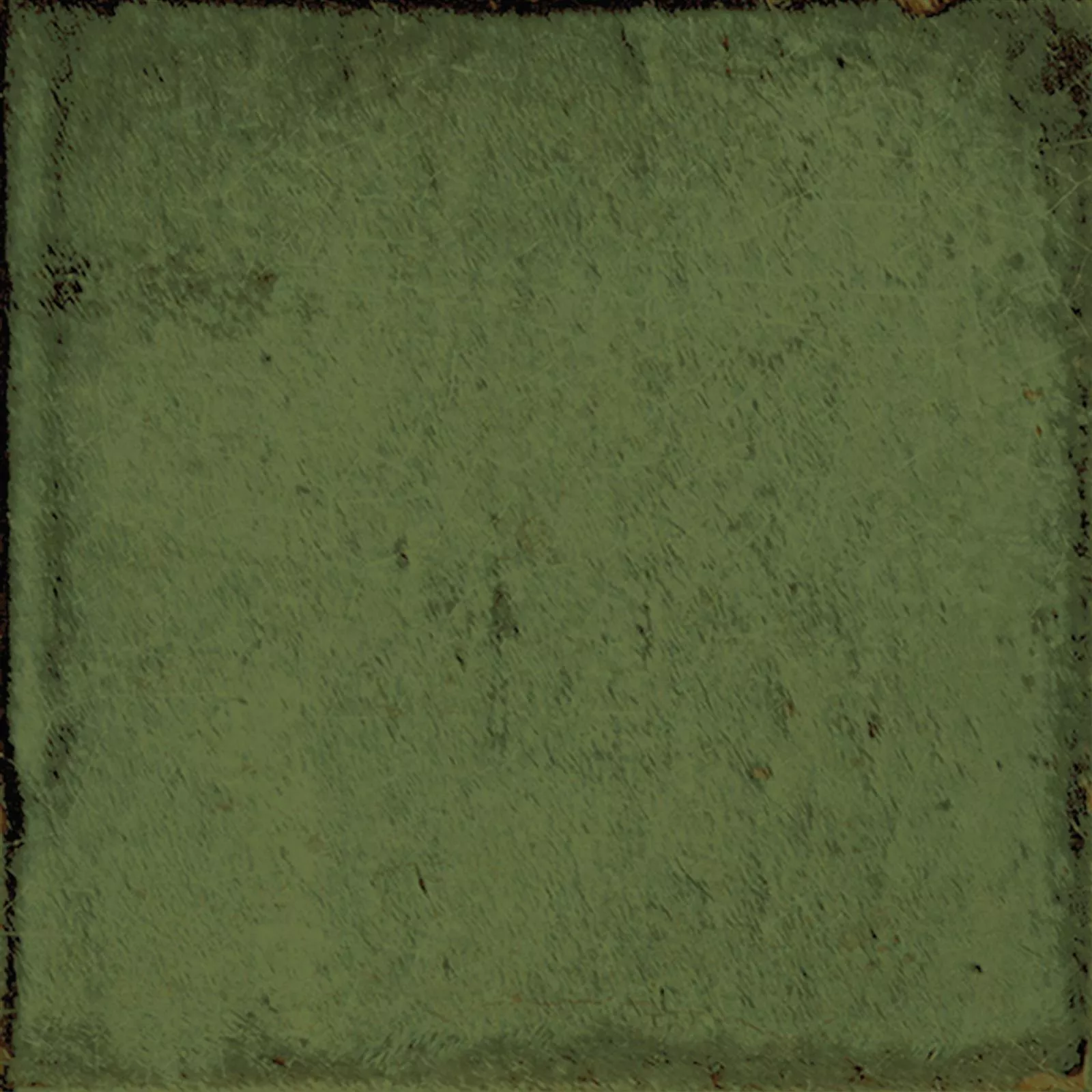 Carrelage Mural Maestro Ondulé Brillant Olive Verte 15x15cm