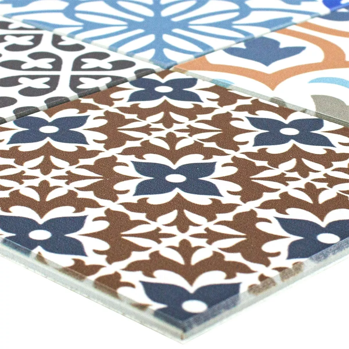 Vinyle Mosaïque Carrelage Auto Adhésif Poznan Coloré Vinyle Mosaïque Carrelage Auto Adhésif Poznan Coloré