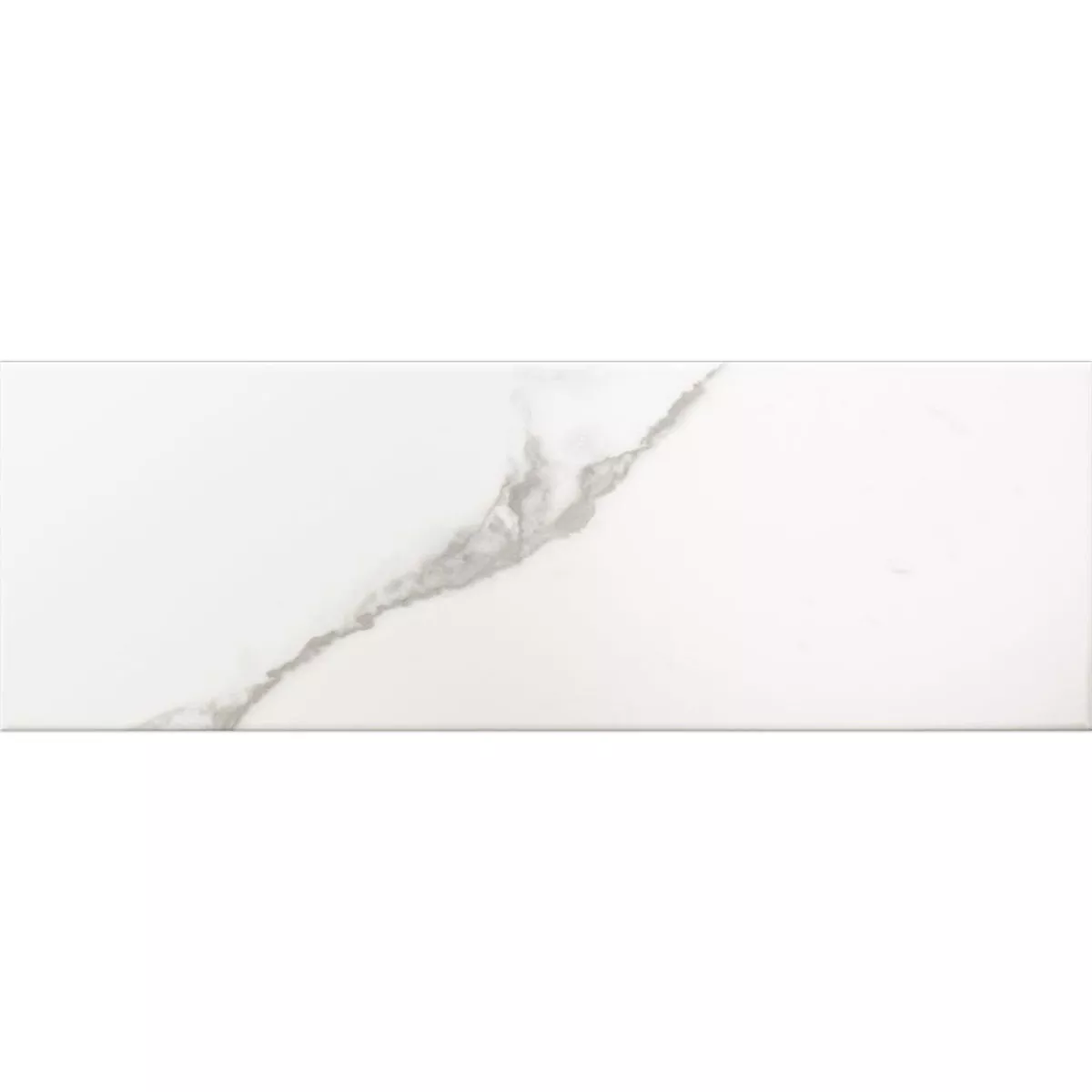 Metro Carrelage Mural Girona Marbre Optique Blanc Mat 10x30cm Metro Carrelage Mural Girona Marbre Optique Blanc Mat 10x30cm
