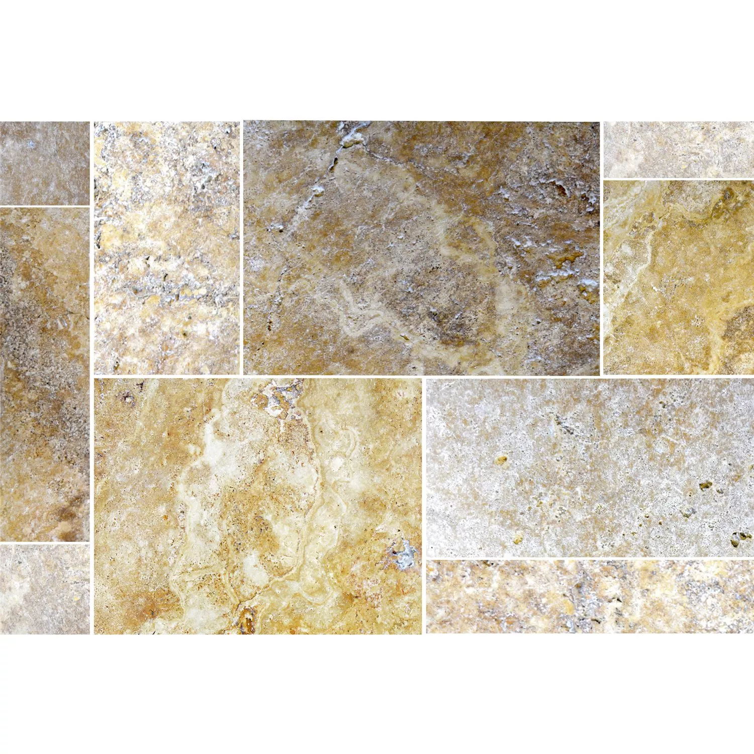 Carreaux Pierre Naturelle Travertin Castello Or Romain Vieillie Carreaux Pierre Naturelle Travertin Castello Or Romain Vieillie