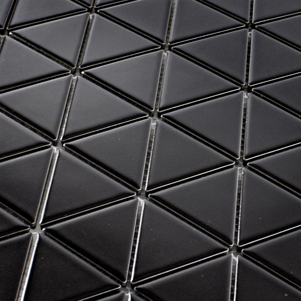 Mosaïque Triangle Diamant Blanc Mat 39x45mm – Posé Facile Sur Filet, Pour Mur De Salle De Bain Ou Salon