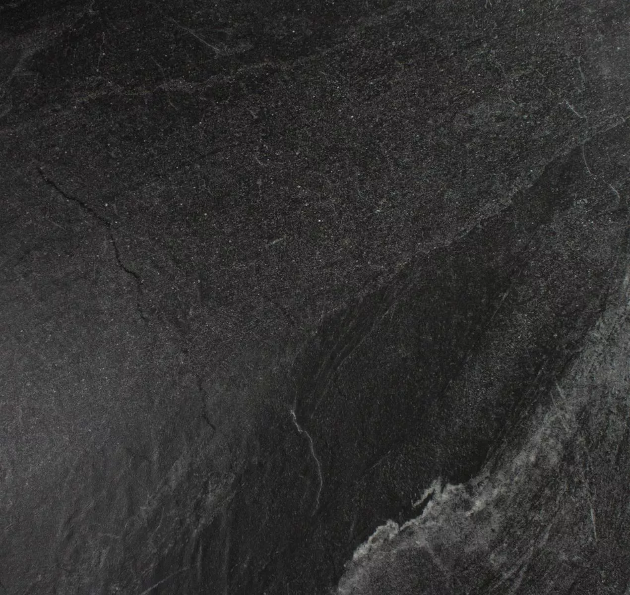 Carrelage Sol Et Mur Eldian Noir Ardoise Optique 60x60cm