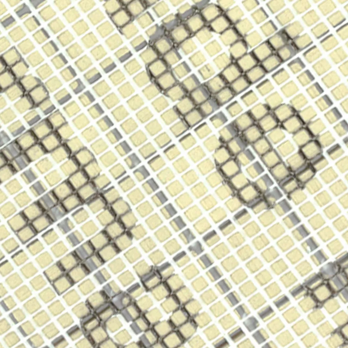 Mosaïque Céramique Florentine Carrara Optique - Blanc/gris, 52x52 Mm