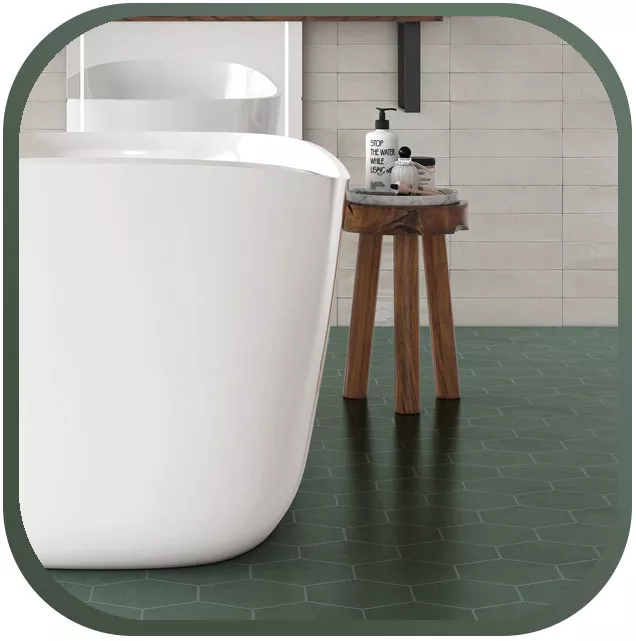 Carrelage Vert