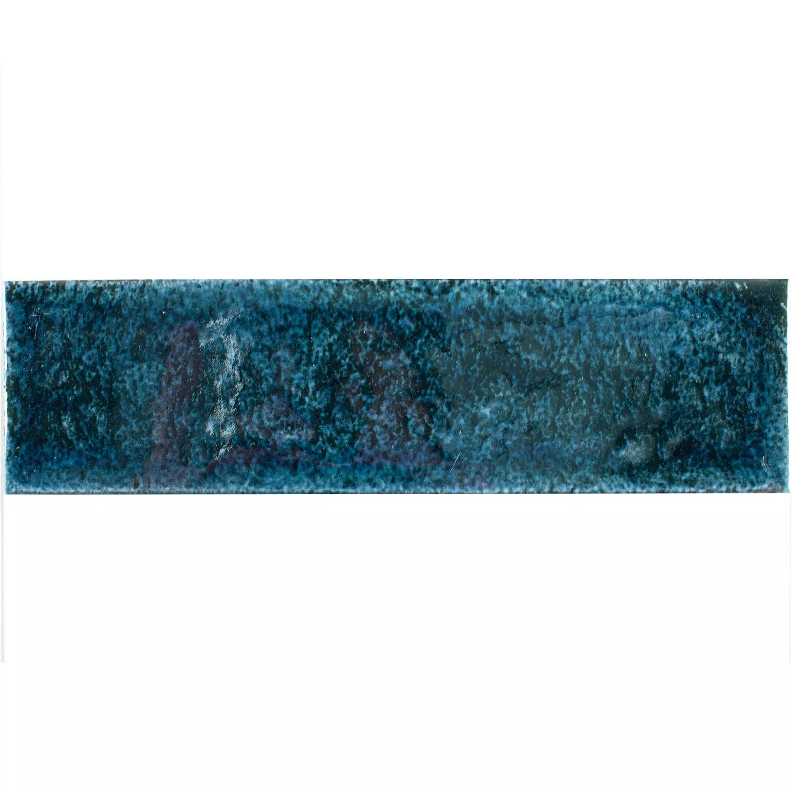 Échantillon Carrelage Mural Vanroy Ondulé 6x24cm Bleu