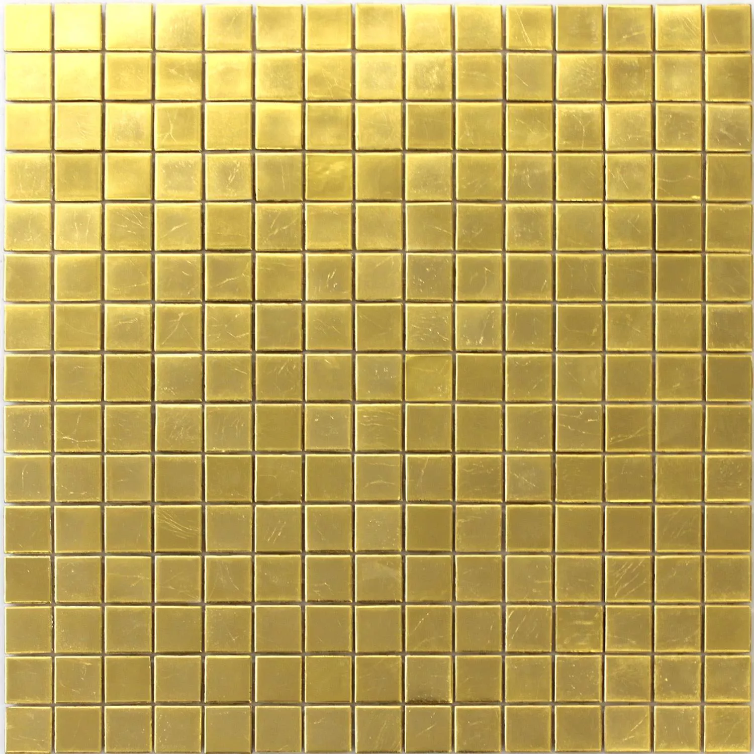 Mosaïque Trend-Vi Verre Blatt Or 24 Karat 2x2cm Mosaïque Trend-Vi Verre Blatt Or 24 Karat 2x2cm