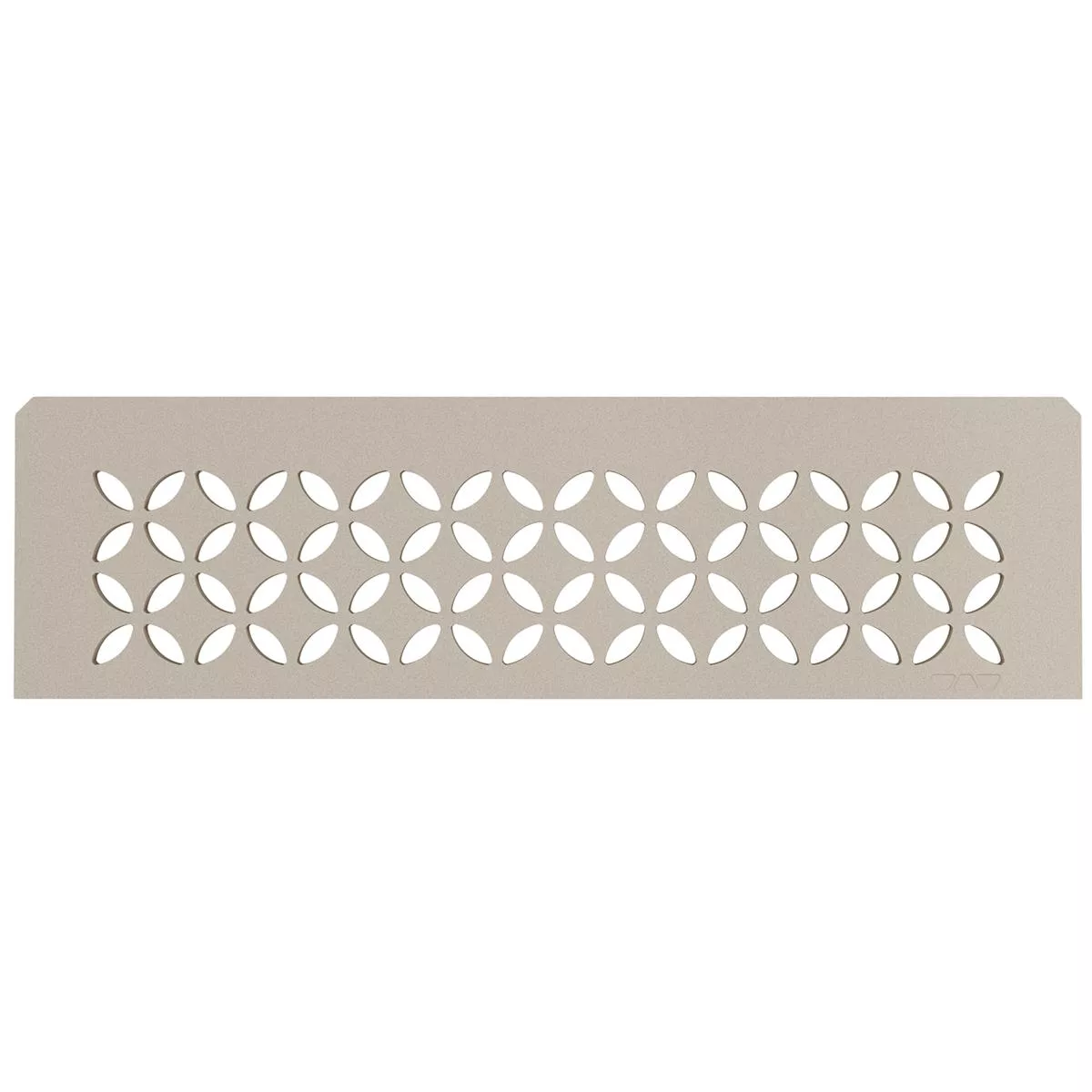 Étagère murale Niche Schlüter rectangulaire 30 x 8,7 cm, motif floral crème