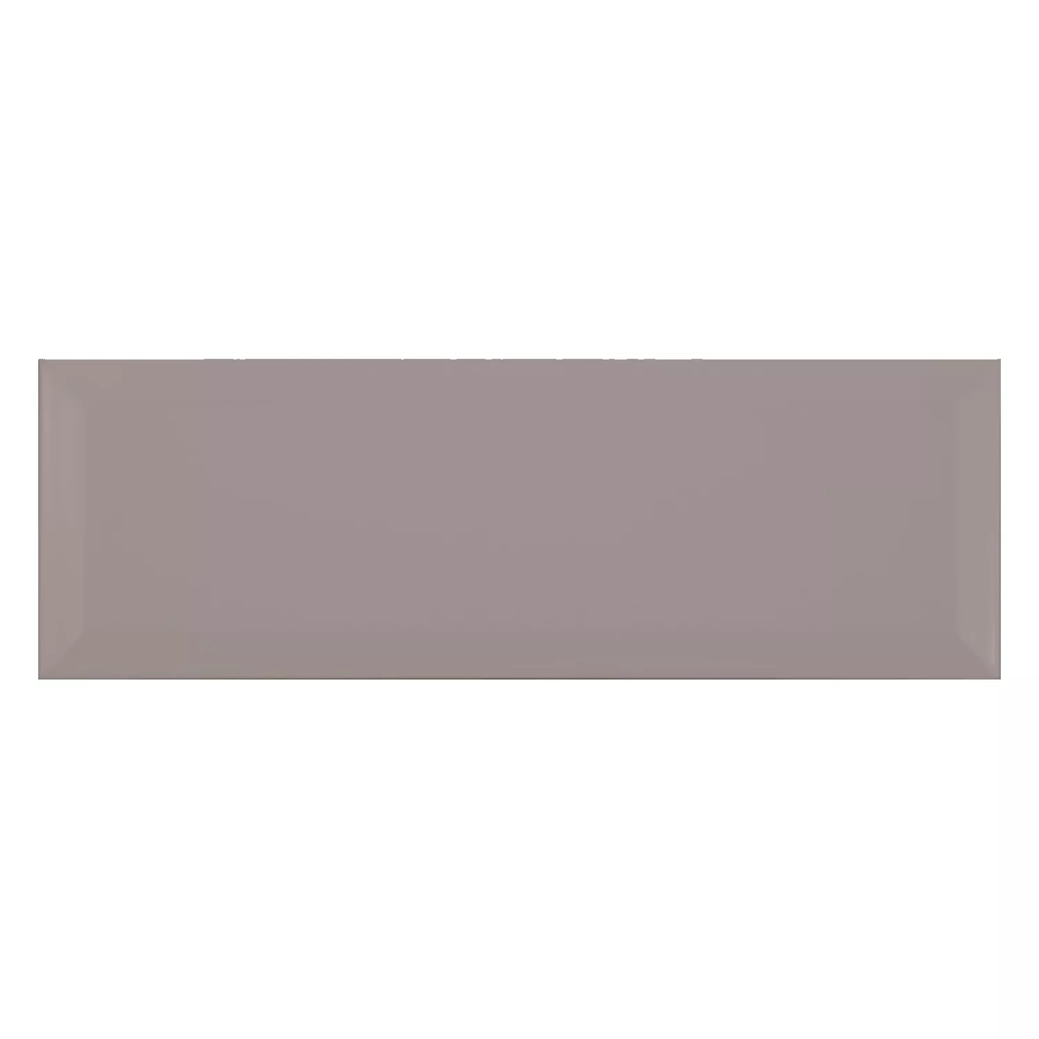 Carrelage métro Gris Mat 10x30 cm Avec Facette El Paso Plata