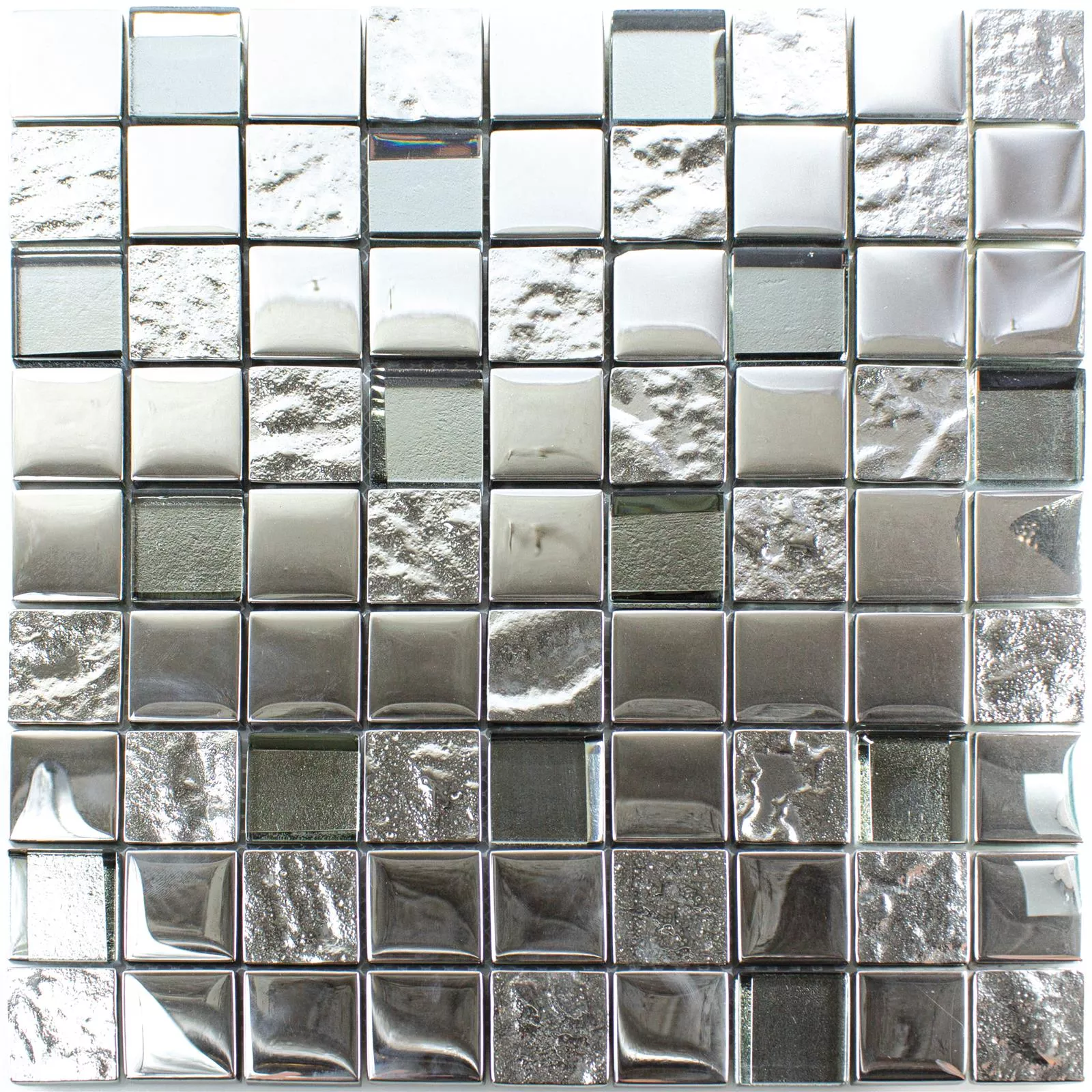 Mosaïque En Verre Carrelage Midland Argent