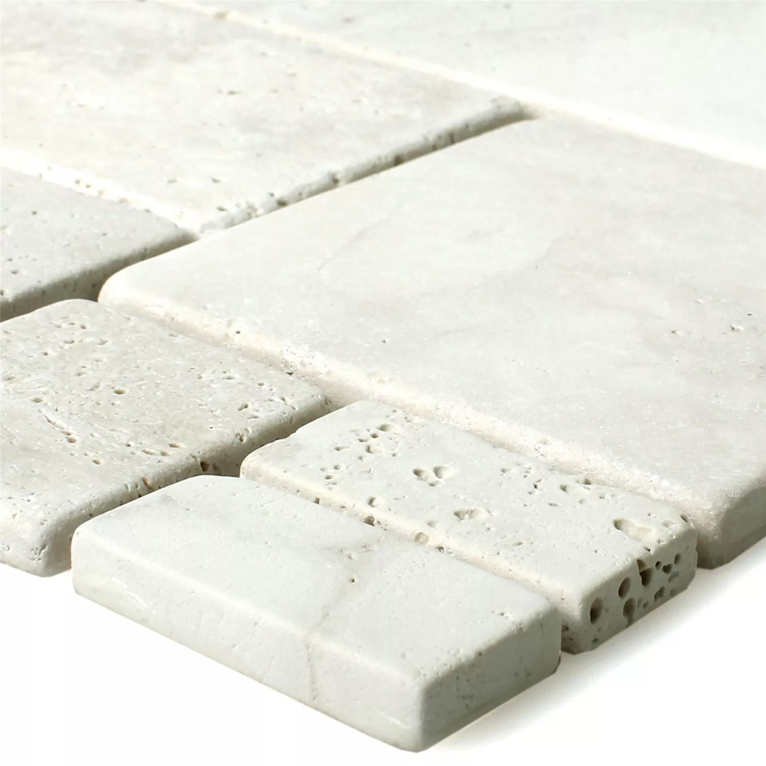 Mosaïque Pierre Naturelle Kavala Romain Vieillie Ivory Mosaïque Pierre Naturelle Kavala Romain Vieillie Ivory