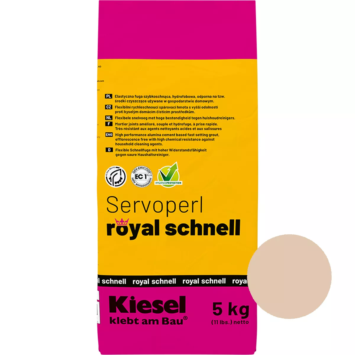 Pâte à joints Servoperl Royal Schnell Jura 5 kg Pâte à joints Servoperl Royal Schnell Jura 5 kg